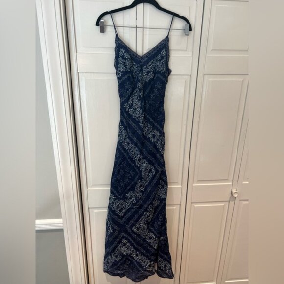 EUC LoveshackFancy Deyo Silk Maxi Bandana Dress - Picture 7 of 11